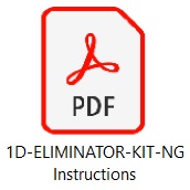 1D-ELIMINATOR-KIT-NG Instructions